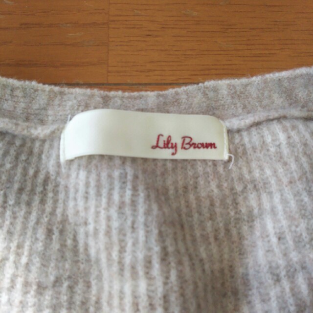 Lily Brown(リリーブラウン)のLilyBrownフリル袖ニット レディースのトップス(ニット/セーター)の商品写真