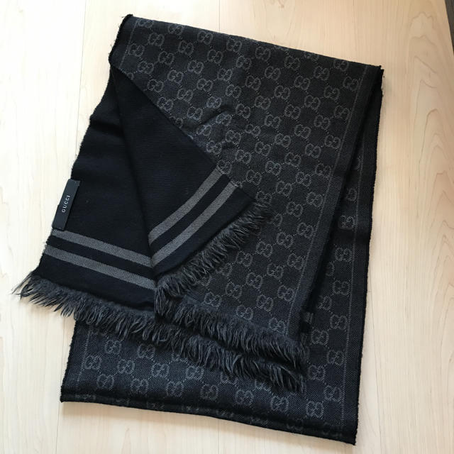 グッチ GUCCI マフラー ブラック マフラー グッチ GUCCI マフラー ブラック マフラー