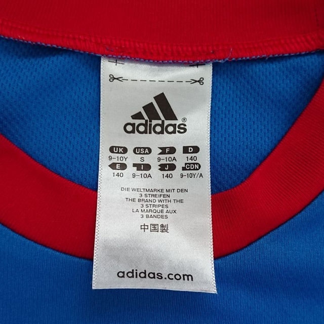 adidas(アディダス)のadidas  Tシャツ2枚セット  ブルー  140cm キッズ/ベビー/マタニティのキッズ服男の子用(90cm~)(Tシャツ/カットソー)の商品写真