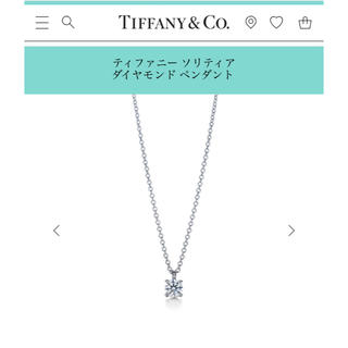 ティファニー(Tiffany & Co.)の専用 ティファニー ソリティア ネックレス ダイヤ Pt950 (ネックレス)