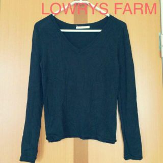 ローリーズファーム(LOWRYS FARM)の黒ニット♡(ニット/セーター)