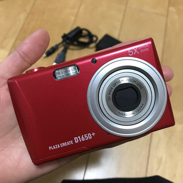 美品☆PLAZA CREATE D1650+ デジカメの通販 by m#|ラクマ