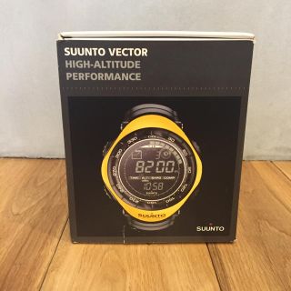 スント(SUUNTO)の【値下げ】SUUNT VECTER スント ベクター イエロー(腕時計(デジタル))