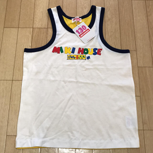 mikihouse(ミキハウス)のタンクトップ キッズ/ベビー/マタニティのキッズ服男の子用(90cm~)(その他)の商品写真