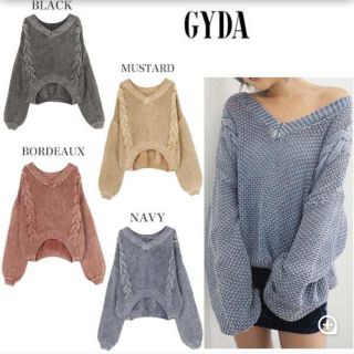 ジェイダ(GYDA)の専用☆ジェイダ ストーンウォッシュ2wayニット☆美品(ニット/セーター)