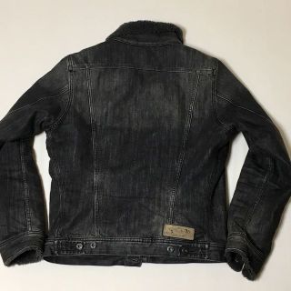 DIESEL - 【美品】DIESEL ボアデニムジャケット M 黒 ディーゼル