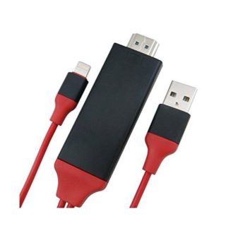 HDMI変換アダプタ Lightning HDMI iPhone iPad 対応(映像用ケーブル)