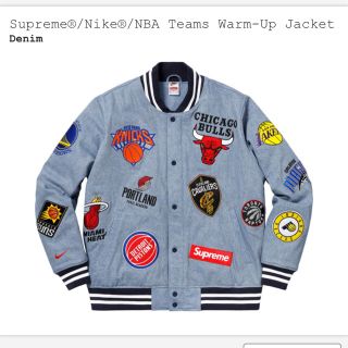 シュプリーム(Supreme)のsupreme jacket nike nba M denim(Gジャン/デニムジャケット)