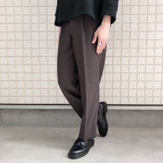 used ワイドスラックス ブラウン メンズ XS(スラックス)