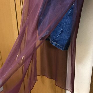 ザラ(ZARA)の透け素材 ワンピース (ロングワンピース/マキシワンピース)