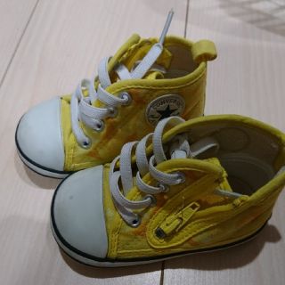 コンバース(CONVERSE)のコンバース　12cm　黄色　イエロー(スニーカー)