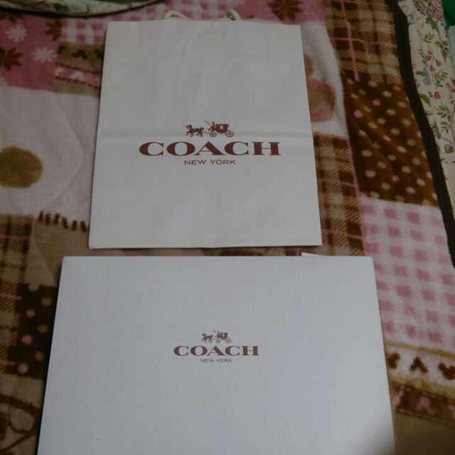 COACH(コーチ)のCOACHハート柄レザーポーチ1 レディースのバッグ(その他)の商品写真