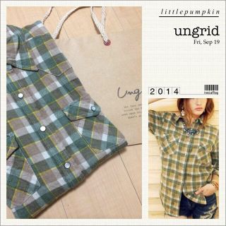 アングリッド(Ungrid)のプリントチェックSH(シャツ/ブラウス(長袖/七分))