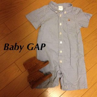 ベビーギャップ(babyGAP)のBaby gap ロンパース 80 半袖(ロンパース)