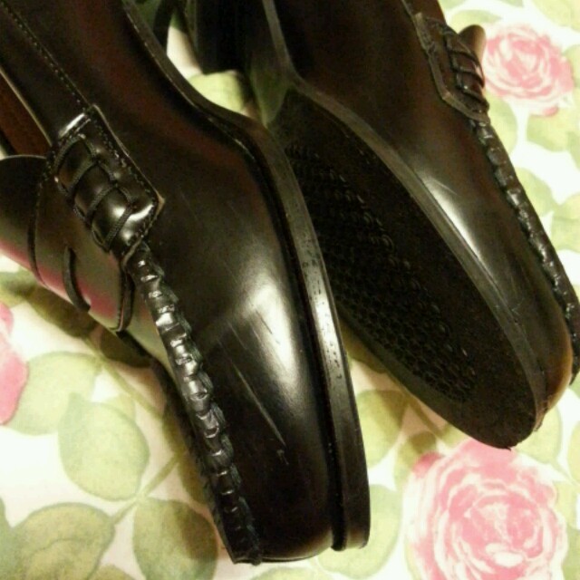 しょこ様専用【HARUTA】黒ローファー レディースの靴/シューズ(ローファー/革靴)の商品写真