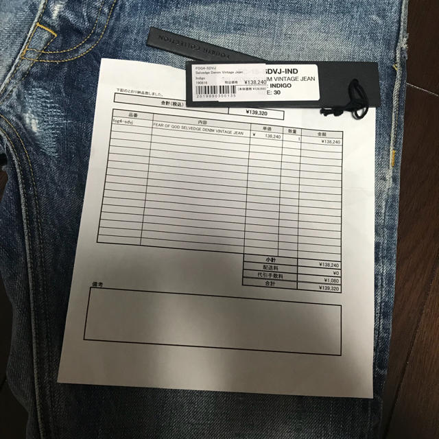 FEAR OF GOD - fear of god 4th collection denim pantsの通販 FEAR OF GOD - fear of god 4th collection denim pantsの通販