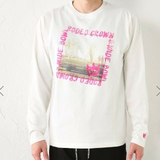 ロデオクラウンズ(RODEO CROWNS)のRCWBスケーターフォトロングスリーブTシャツXL(Tシャツ/カットソー(七分/長袖))