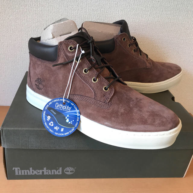 Timberland(ティンバーランド)のTimberland ドーセット チャッカ ブラウン ヌバック 27.5cm メンズの靴/シューズ(スニーカー)の商品写真