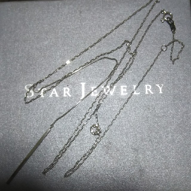 スタージュエリーSTARJEWELRY❤k10ロングY字ネックレスアクセサリー