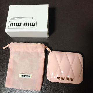 ミュウミュウ(miumiu)のめる太様専用【新品】miumiu ノベルティ ミラー 鏡(ミラー)