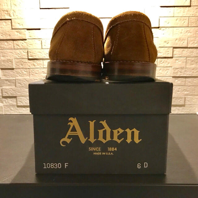 Alden(オールデン)のALDEN オールデン スエードコインローファー 6 NATORIYA別注 メンズの靴/シューズ(スリッポン/モカシン)の商品写真