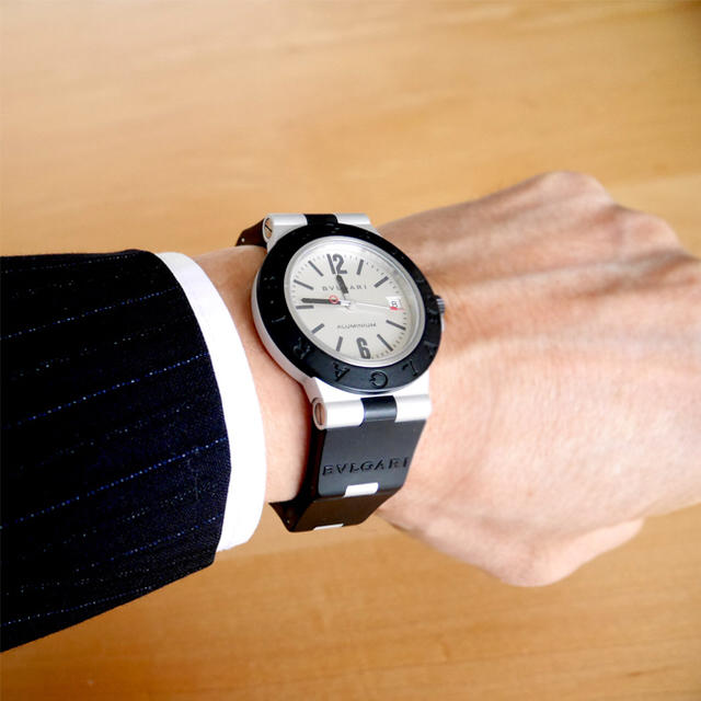 BVLGARI(ブルガリ)のBVLGARI ブルガリ アルミニウム AL38A 自動巻き メンズの時計(腕時計(アナログ))の商品写真