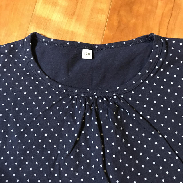 MUJI (無印良品)(ムジルシリョウヒン)の無印 女の子長袖Ｔシャツ120cm キッズ/ベビー/マタニティのキッズ服女の子用(90cm~)(Tシャツ/カットソー)の商品写真