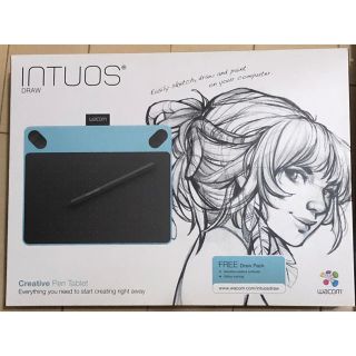 ワコム(Wacom)のワコムwacom Intuos Draw small (ミントブルー)(タブレット)