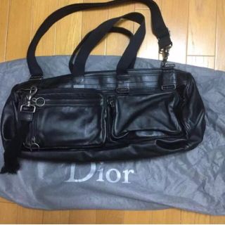 ディオールオム(DIOR HOMME)の希少未使用保管  エディ期  Dior  homne フリンジ付きダッフルバック(ボストンバッグ)