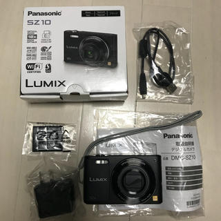 パナソニック(Panasonic)の【美品】Panasonic デジカメ LUM IX SZ10(コンパクトデジタルカメラ)