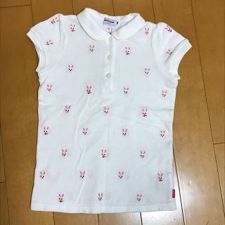 ミキハウス(mikihouse)のミキハウス 120 女の子 うさこポロシャツ(Tシャツ/カットソー)