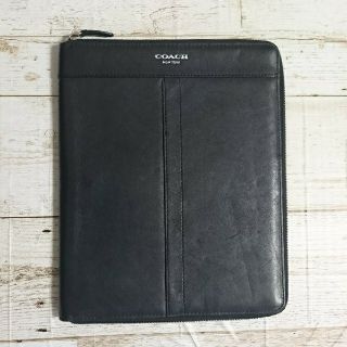 コーチ(COACH)の※yapoo様専用※コーチ　（第三世代用）iPadケース　本皮黒(タブレット)