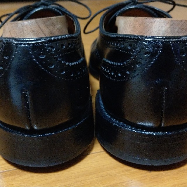 Allen Edmonds(アレンエドモンズ)のアレンエドモンズ7.5D/25.5cm/SANFORD 黒 革靴 外羽根 メンズの靴/シューズ(ドレス/ビジネス)の商品写真