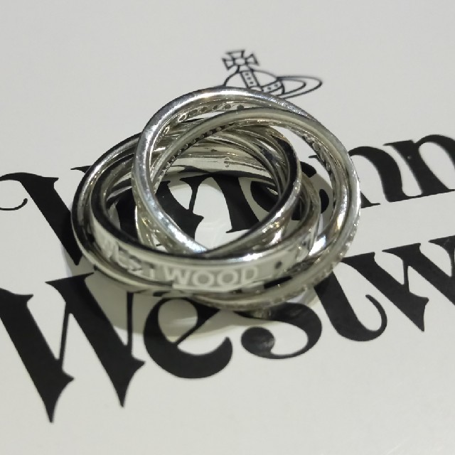 Vivienne Westwood(ヴィヴィアンウエストウッド)の美品 dustinリングS  (9-11号) ヴィヴィアン レディースのアクセサリー(リング(指輪))の商品写真