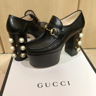 グッチ(Gucci)のGUCCI ホースビット レザーローファー(ローファー/革靴)