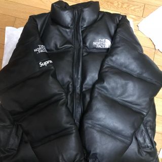 シュプリーム(Supreme)のsupreme the north face leather (ダウンジャケット)