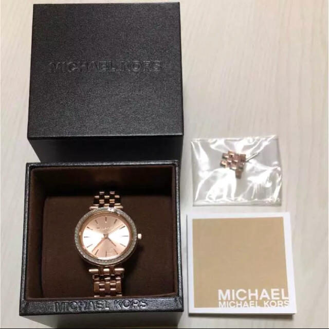 MICHEAL KORS 時計 ピンクゴールド