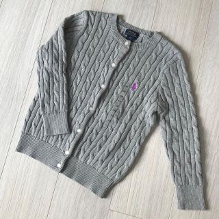 ラルフローレン(Ralph Lauren)の★新品★ラルフローレン★ニット★カーディガン★7T/8T★130-140★グレー(カーディガン)