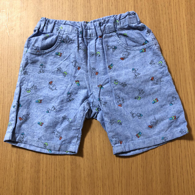 mou jon jon(ムージョンジョン)のmoujonjon ハーフパンツ 2枚セット サイズ80/90 キッズ/ベビー/マタニティのベビー服(~85cm)(パンツ)の商品写真