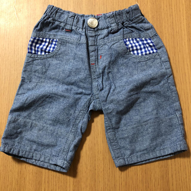 mou jon jon(ムージョンジョン)のmoujonjon ハーフパンツ 2枚セット サイズ80/90 キッズ/ベビー/マタニティのベビー服(~85cm)(パンツ)の商品写真