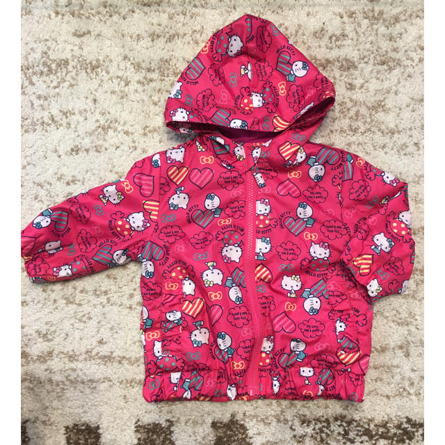 キティちゃん♡ピンク ジャンパー アウター 80 キッズ/ベビー/マタニティのベビー服(~85cm)(ジャケット/コート)の商品写真