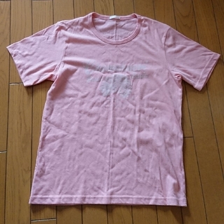 ジーユー(GU)の半袖Tシャツ(ピンク)(Tシャツ/カットソー(半袖/袖なし))