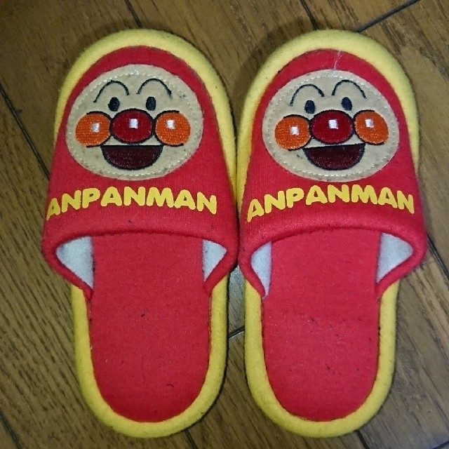 アンパンマン(アンパンマン)のアンパンマン スリッパ キッズ/ベビー/マタニティのキッズ靴/シューズ(15cm~)(スリッパ)の商品写真