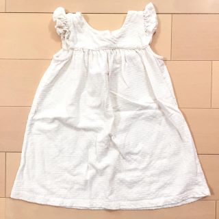 ベビーギャップ(babyGAP)のbabyGAP 白ワンピ 70(ワンピース)