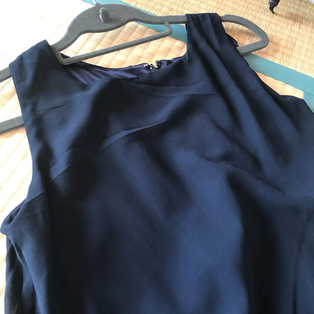 GRL(グレイル)のGRL ジョーゼットオールインワン ネイビー 紺 フォーマル 卒園式 入園式 レディースのフォーマル/ドレス(スーツ)の商品写真