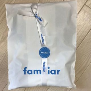 ファミリア(familiar)の新品未使用　未開封 familia　デニムレッスンバッグ　2017-2018(レッスンバッグ)