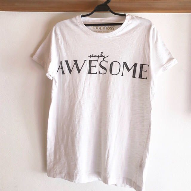 PLST(プラステ)のHappiness10 ハピネス10 AWESOME Tシャツ レディースのトップス(Tシャツ(半袖/袖なし))の商品写真