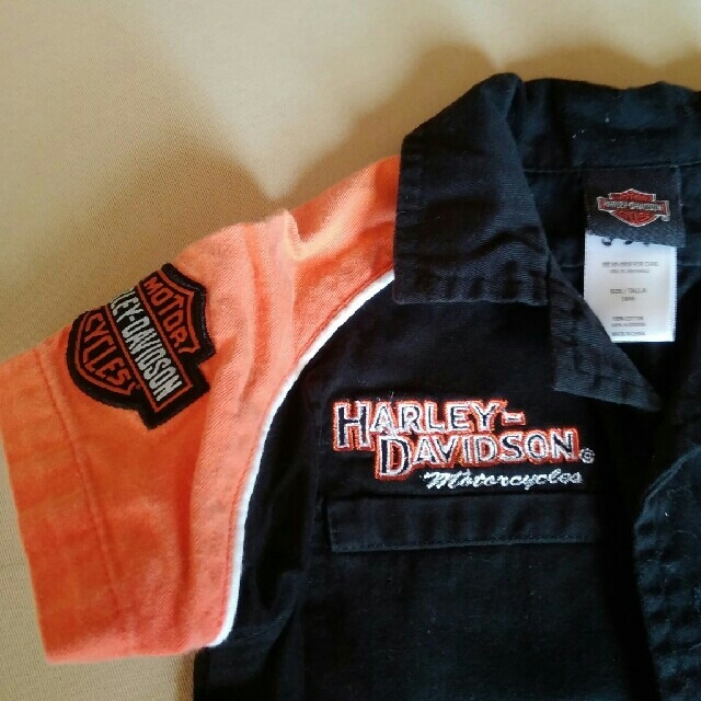 Harley Davidson(ハーレーダビッドソン)のハーレーダビッドソン　半袖シャツ　18m キッズ/ベビー/マタニティのベビー服(~85cm)(シャツ/カットソー)の商品写真