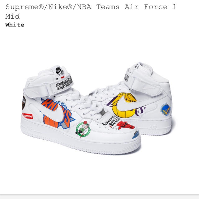 【送料込み 29.0cm】supreme nike NBA air  force靴/シューズ