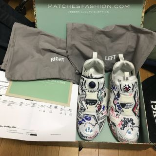 リーボック(Reebok)のvetements reebok pump 付属品完備(スニーカー)